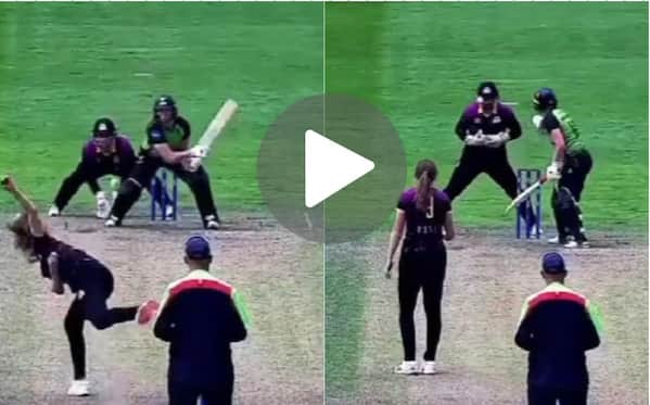 [Watch] Bizzare Dismissal! Amanda Jade's Reverse Sweep Ends With Ball Sticking In Keeper's Helmet